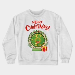 Merry Christmas II - Round Door - Fantasy Crewneck Sweatshirt